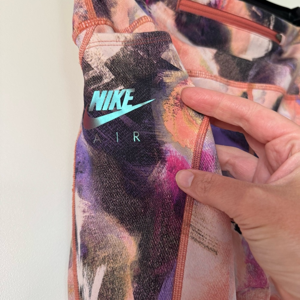 NIKE AIR TIGHTS DRI-FIT PANTS MADDER ROOT COLOR WOMEN'S SIZE LARGE - Picture 12 of 13
